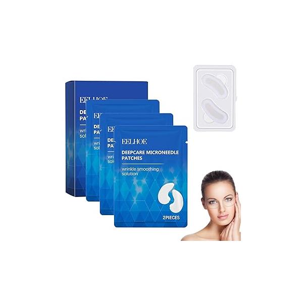 Malora Microglow Eye Patches, Patch, Deep Moisturize for Wrinkles, Dark Circles and Puffiness Wrinkle Bags