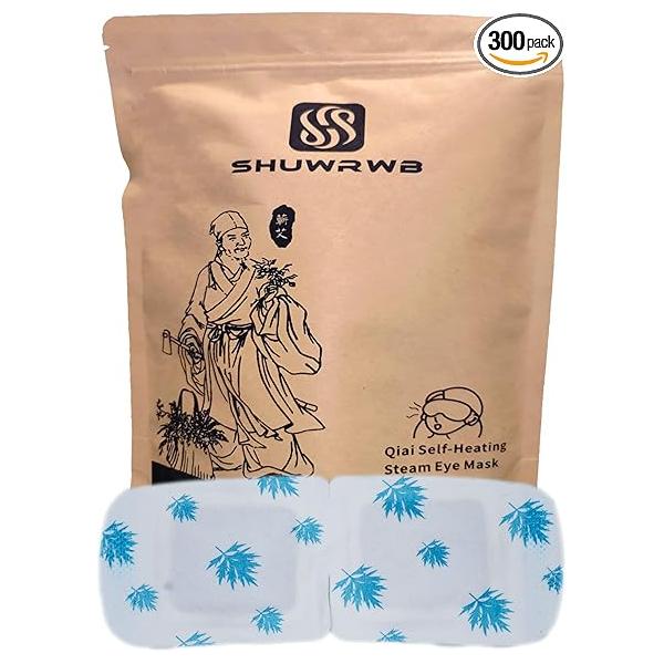 Qiai Self-Heating Steam Eye Mask 10 Packs for Better Sleep&Eye SPA|Reduce Dark Circles & Puffiness|Relief Fatigue Dry&Itchy Eyes|Reduce Wrinkles|Heated Portable Personal Care