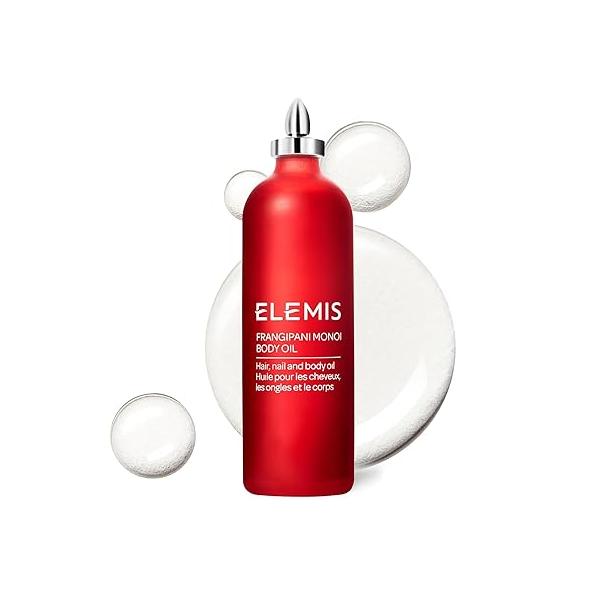 ELEMIS Frangipani Monoi Body Oil 100ml, Luxurious Nourishing for Soft, Hydrated Skin & Hair