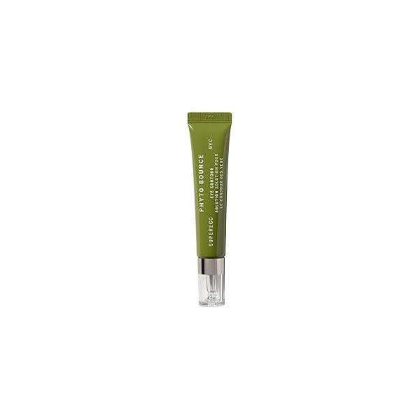 SUPEREGG Phyto Bounce Eye Contour Solution: For vibrancy and restoration. Concentrated solution cream with Tremella Mushroom Peptides. 15ML / 0.5 FL OZ