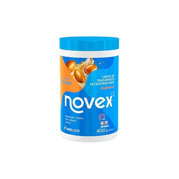 Novex Argan Oil Deep Conditioning Hair Mask 35 oz - Prevents & Repairs Split Ends
