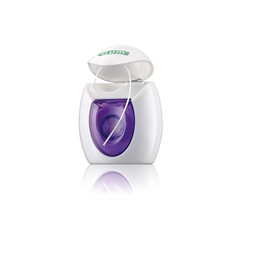 Expanding Dental Floss - Waxed Woven Floss - Effective Plaque Removal for Tight Teeth - Unflavored, 1 Count(Pack of 6)
