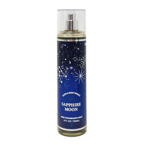 Bath & Body Works Fine Fragrance Body Spray Mist 8 fl oz / 236 mL (Sapphire Moon)