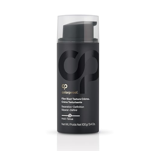 Colorproof Fiber Blast Texture Crème 3.4 Fl. Oz. Hydrating, Non-Greasy Hair Texture Cream with Lychee & Melon Scent, Travel Size Styling Cream