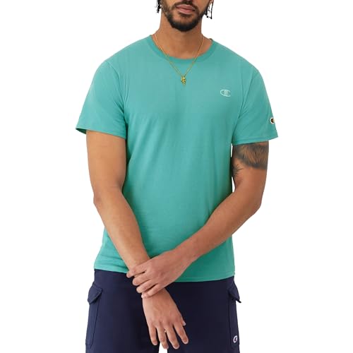 Champion Classic, Everyday Tee, Comfortable Soft Men's T-Shirt (Reg. or Big, Navy, 3X-Large Tall