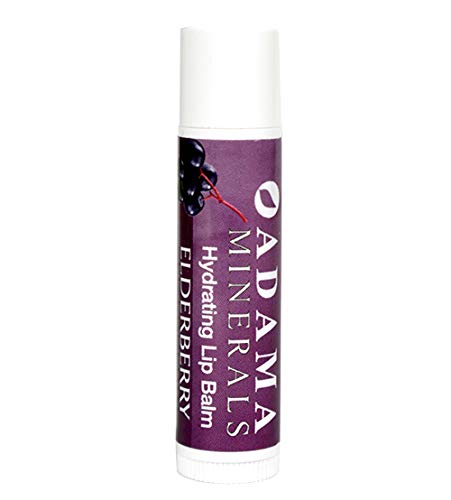 3 Pack Adama Minerals Hydrating Lip Balm (Elderberry)