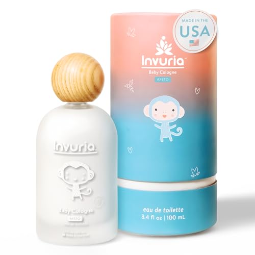 Afeto Baby Cologne | Alcohol-Free Cologne | For Boys & Girls | Baby Eau de Toilette | Newborn Perfume | 3.4 oz | 100 mL