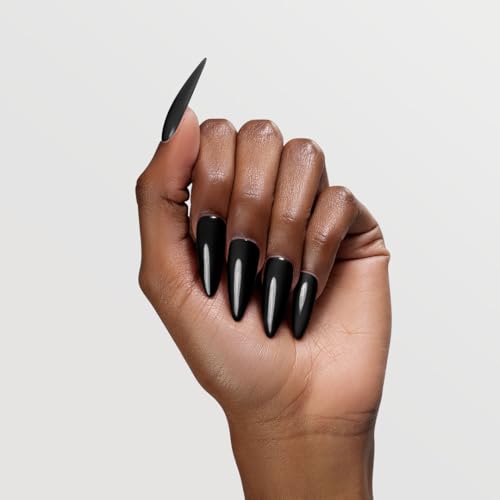 Chaun Legend UV Gel Nail Polish, 0.5 Ounce Long Lasting Salon Quality, Bubble Free Professional Manicures, Quick Dry, High Shine, Black Diamond LG5080 (opaque black)