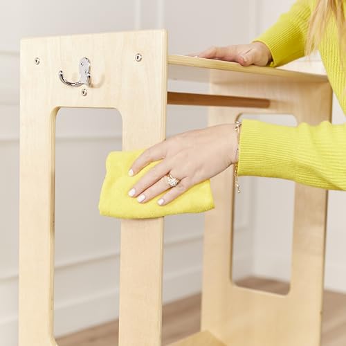 ECR4Kids TrendiTot Clothing Rack, Kids Wardrobe, Natural