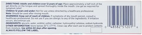 biotene Oralbalance Dry Mouth Moisturizer Gel 1.50 oz (Pack of 6)