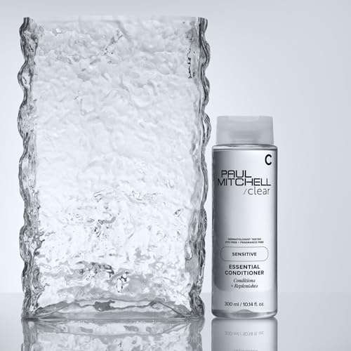 Paul Mitchell Clear Essential Conditioner, Fragrance Free, For Sensitive Scalp + Skin, 10.14 fl. oz.