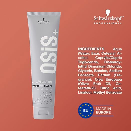 OSiS+ Bounty Balm - Rich Curl Cream for Frizz Control & Natural Texture