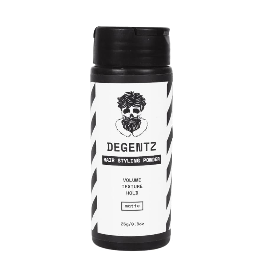 King Sized Hair Styling Powder - Volumizing and Mattifying Hold (0.8oz / 25g) - Add Life and Texture without Grease - Non-Sticky, Natural Look