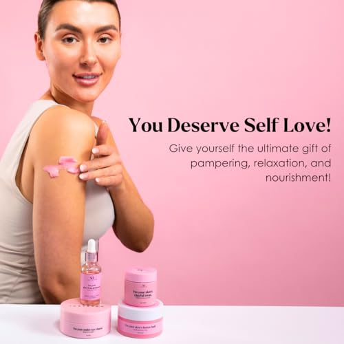 Spa Gifts for Women- Premium Self Care Spa Kit With Bath, Skin Care Sets & Self Care Items For Women - Ultimate Pampering Skin Care Set - Birthday Gifts - Spa Gift Baskets (Pack of 8)