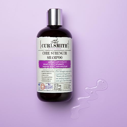 CURLSMITH – Core Strength Shampoo, Gentle Protein-Rich for Frequent Use