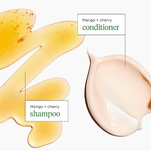 Briogeo Superfoods Mango + Cherry Hair Pack, Replenish Dull, Dry Hair and Balance Oil for Oily Hair, Controls Oil and Nourished All Hair Types and Textures, Vegan, Cruelty-Free, 2 x 12.5 fl oz