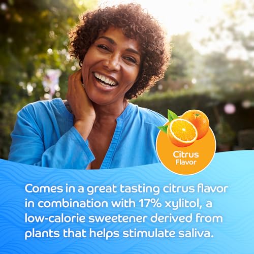 OraCoat XyliGel, Dry Mouth Gel, Soothing Citrus Oral Gel with Xylitol, Lip Moisturizer for Very Dry Lips, Lip Hydration, Sugar-Free Relief, 1.7 Fl Oz, 2 Pack