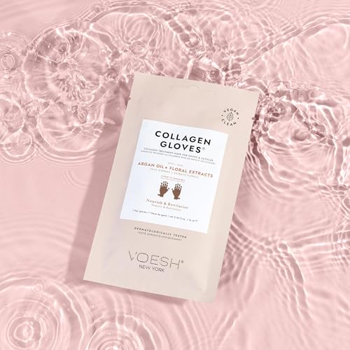 VOESH Collagen Gloves, Vegan Hand Masks, Moisturizing Hand Mask, Lotion Gloves, Hydrating Gloves, Hand Care, Spa Manicure Gloves, Dry Hand Treatment