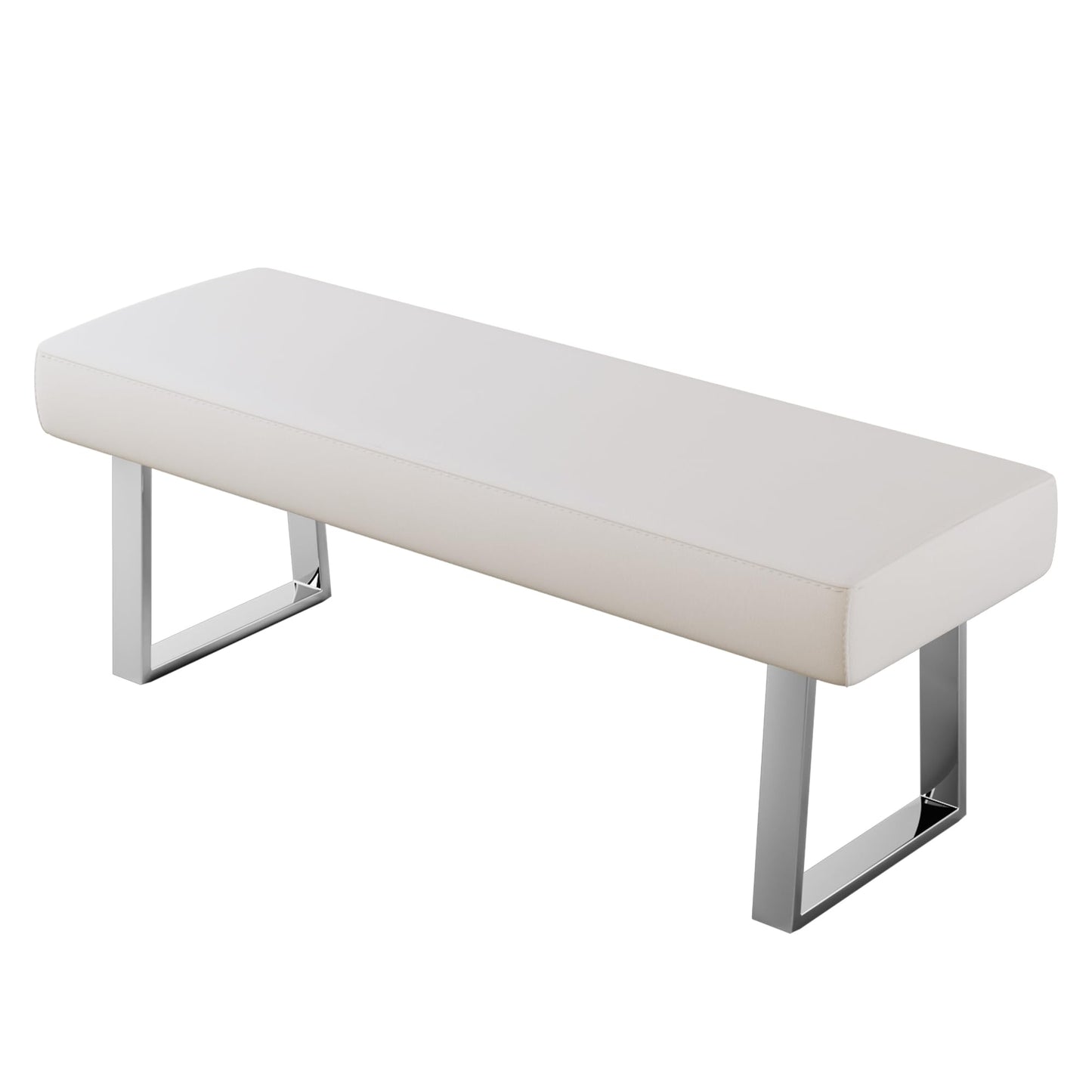 jiexi Bedroom Bench Bed end upholstered Bench Indoor Corner Small Bench, with Metal Legs, for entryway Dining Room Kitchen and Living Room, Plant Bench, Footstool