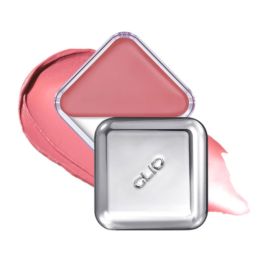 CLIO Essential Lip & Cheek Tap, Easy to Use, Glides on Effortlessly, Non-Greasy, Travel-Sized Creamy & Blendable Color For Lips & Cheeks (02 BUNNY FLUSH, One Size)