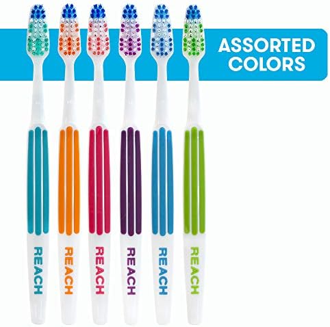 REACH Advanced Design Adult Toothbrush, Firm, 7 Count
