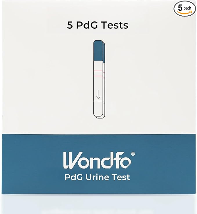 Wondfo PdG Urine Test- 5 Tests to Track Ovulation at Home for Women