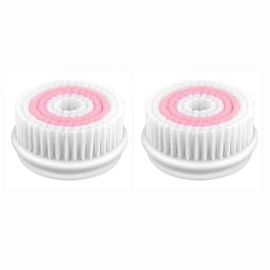 2Pcs Facial Cleansing Brush Replacement for UMICKOO, Keep Your Cleansing Device in Top Shape(Pink)