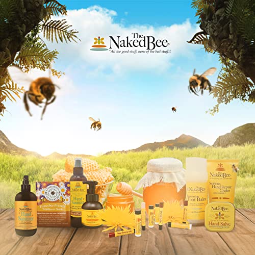 The Naked Bee Orange Blossom Honey with Ceramide 3, Serious Hand Repair Cream Lotion - 2 Pack