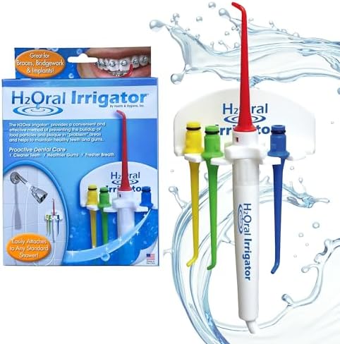 Oral Irrigator Shower Floss Dental Care System | Advanced Shower Water Flosser for Healthy Gums and Teeth | Shower Flosser | Dental Water Flosser for Superior Dental Hygiene at Home | Made in U.S.A.
