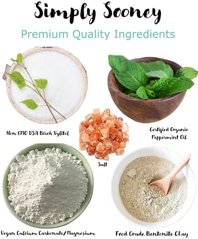 Remineralizing Vegan Mineral Tooth Powder I Peppermint Nano-hydroxyapatite Formula I Natural Whitening I Stronger Teeth 1.5oz (1.5 oz jar)