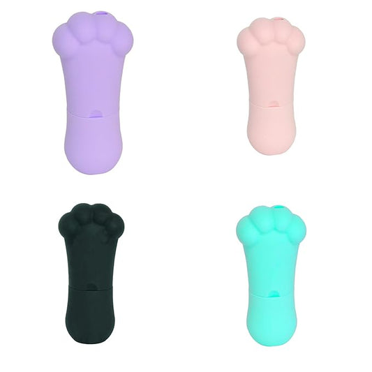Cute Cat Paw Shape Ice Mold Holder For Face, Ice Contour Face Roller Cubes, Care For Face And Eye Skin, Reduce Dry Skin, Gift For Her （Colourful）