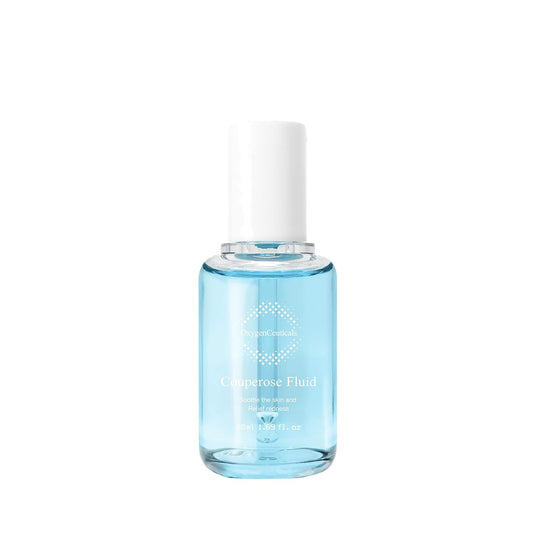 Couperose Fluid – Soothing & Calming Ampoule for Sensitive, Redness-Prone & Troubled Skin, With Hydrolyzed Collagen, Sodium Hyaluronate, Aloe Vera & Rose Water. 1.69 fl.oz (50ml)