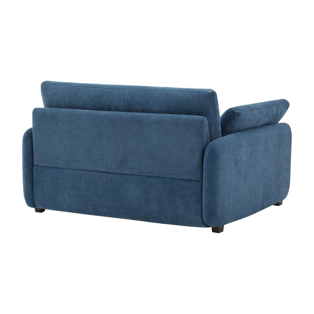 SweetSnuggle Oversized Chenille Single Sofa Chair, Modern Upholstered Comfy Armchair, Blocking Couch Lounge with Pillows for Living Room,Apartment,Bedroom