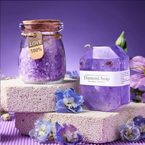 Teacher Appreciation Gifts, Easter Valentines Day Mothers Day Thanksgiving Christmas Gifts for Teacher, Back to School Gift - Unique Lavender Spa Basket Set for Women