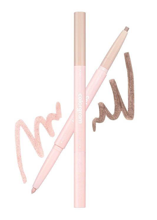 COLORGRAM Under Eye Highlighter Stick 07 Warm Peach | Silky-Smooth Long-Lasting Highlighter & Contouring Stick for Smudge-Proof, Shining Daily Makeup | K-Beauty Face Highlighters & Luminizers