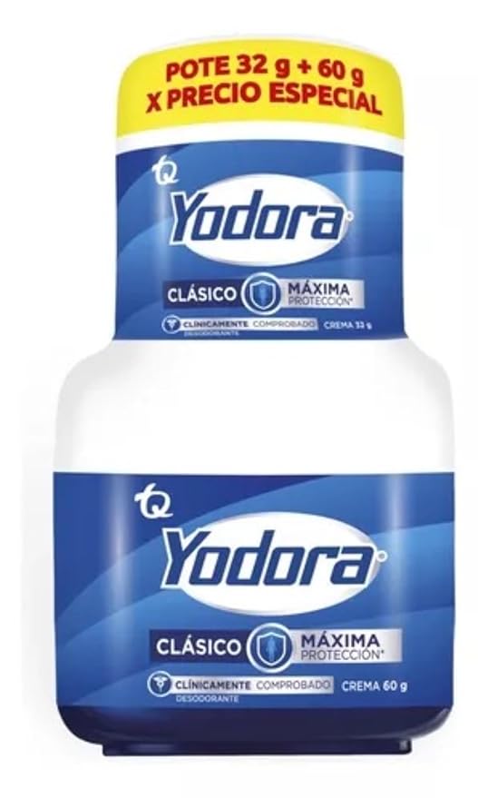 Classic Yodoraa Deodorant maximum protection - COMBO PACK of 60gr /2.11oz & 32g /1.12oz