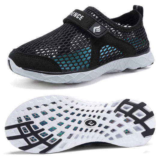 CIOR Boys & Girls Water Shoes Aqua Shoes Swim Shoes Athletic Sneakers Lightweight Sport Shoes(Toddler/Little Kid/Big Kid)ï¼ŒU118SSXT001C-Black-29