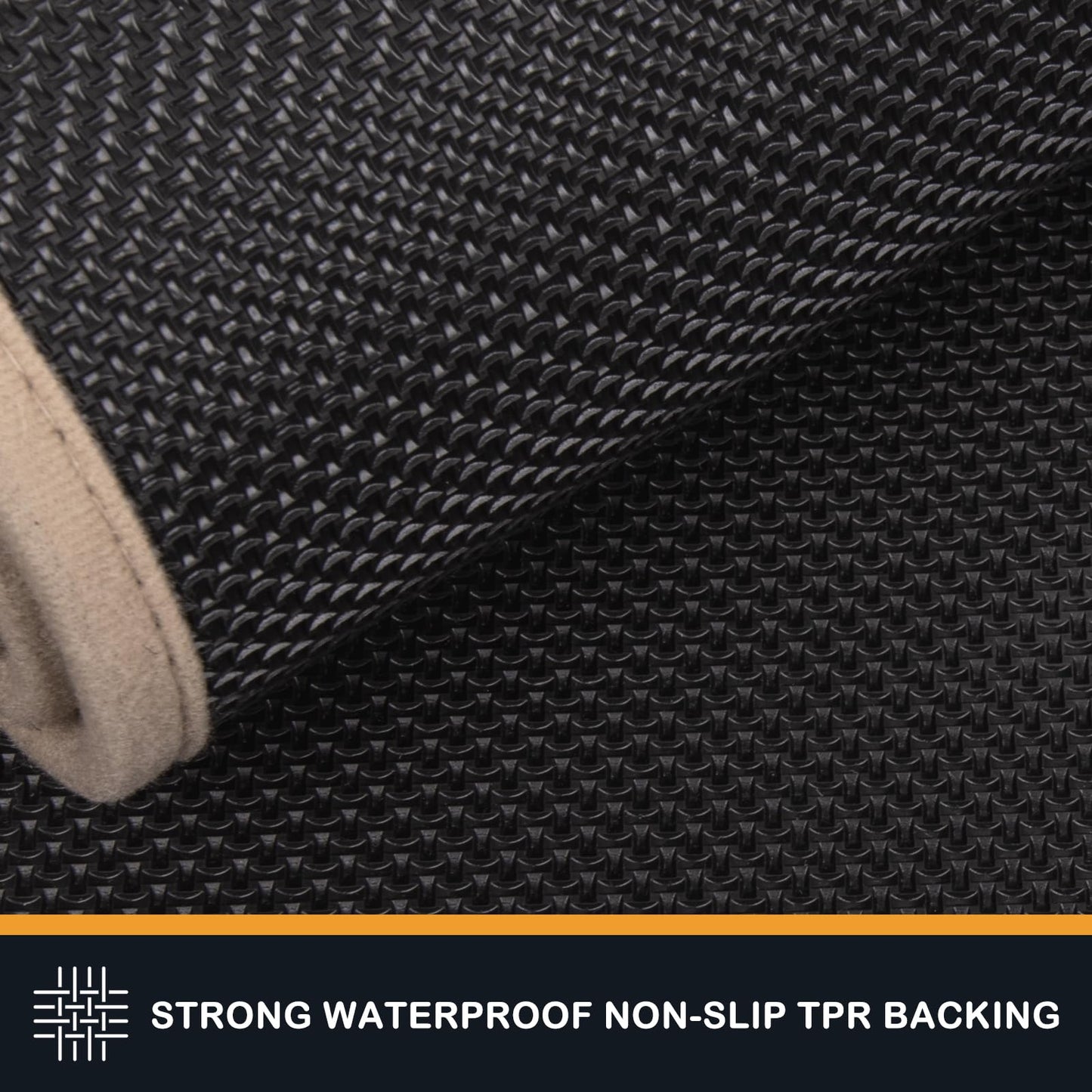 PURRUGS Dirt Trapper Door Mat 24" x 35.5", Non-Slip Machine Washable Entry Rug, Shoe Scraper, Dog Doormat, Super Absorbent Welcome Mat for Front & Back Door, Muddy Shoes & Paws, Taupe