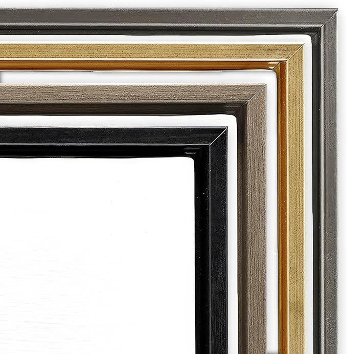 Stupell Industries Abstract Mindfulness Exercise Framed Floater Canvas Wall Art Design by Tim Parker, Gold Floater Frame, 31 x 25