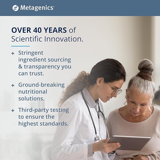 Metagenics Serenagen, Traditional Herbal Stress Management Formula with Asian Ginseng Root to Help Adjust to Stressful Environmental Challenges - 60 Tablets
