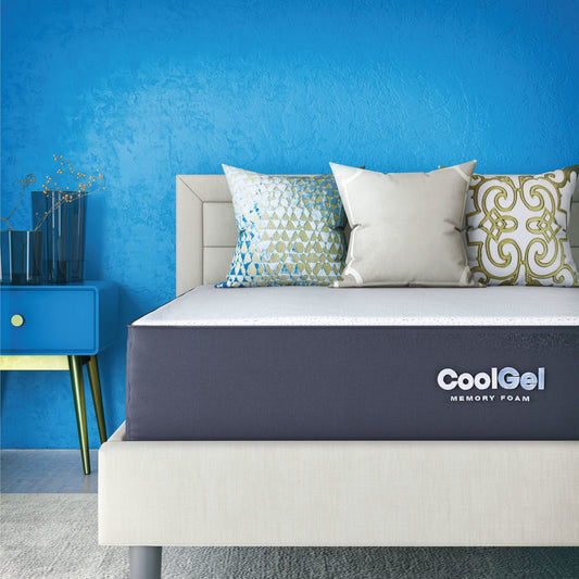 Cool Gel 10 Inch Full Size Mattress Memory Foam Medium Firm, Gel Memory Foam Mattress Full Matress Cooling, Made in the USA, 10" Depth with Pressure Relief, CertiPUR-US Certified No Fiberglass, Bed