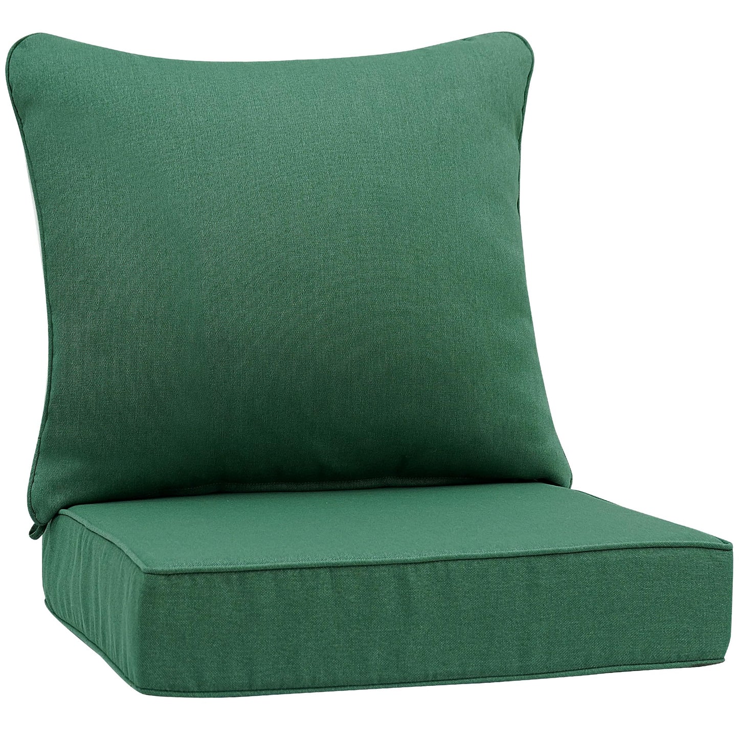 AONETOZ Deep Seat Patio Cushions Set 19 x 19 Inch,Olefin Fabric Outdoor Seat Cushion,Patio Furniture Cushions with Removable Cover,Rain-Proof and Fade Resistant Deep Seat Bottom & Back Cushion,1set