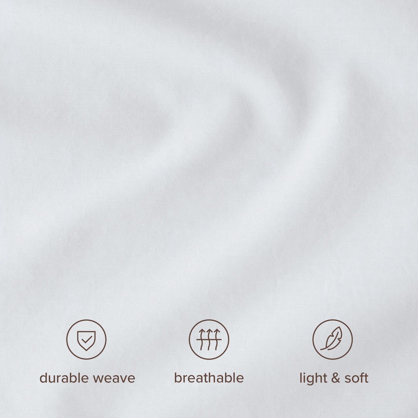 Bare Home 100% Organic Cotton Split King Sheet Set - Crisp Percale Weave - Lightweight & Breathable - Bedding Sheets & Pillowcases (Split King, White)