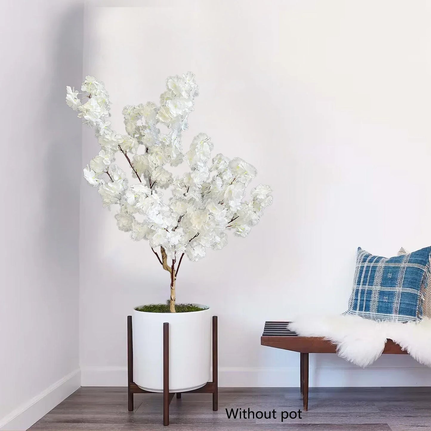 100-220cm Artificial White Cherry Tree