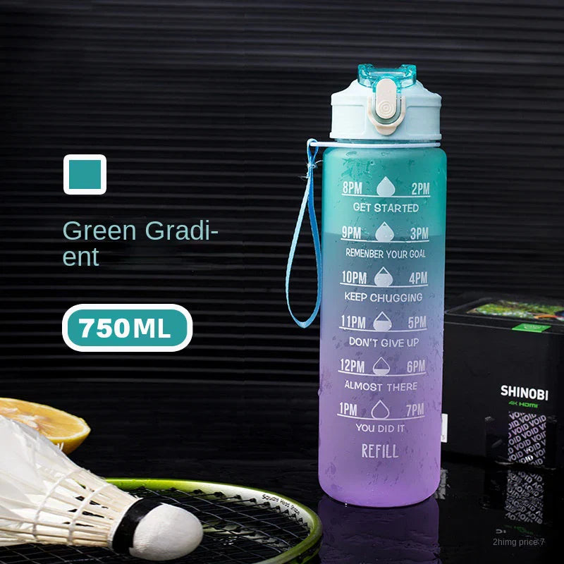Colorful Plastic Water Bottle For Gym