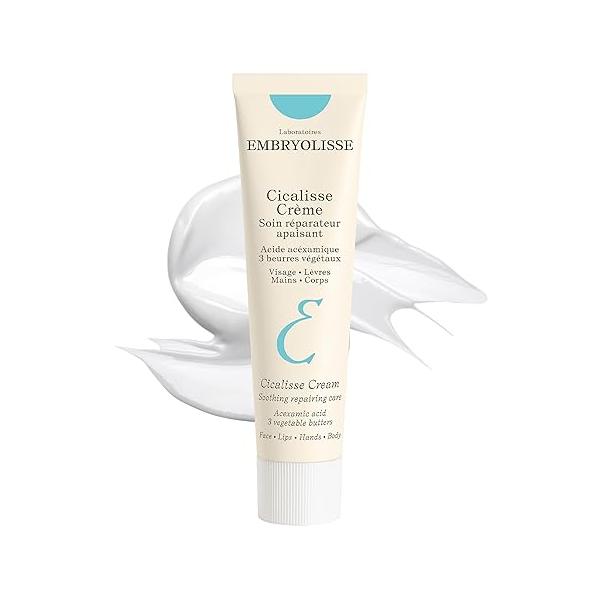 Embryolisse Cicalisse Face Cream. Moisturizer with Hyaluronic Acid that Accelerates Skin's Restoration Process - Daily Skin Care for Face, Body and Lips, All Types 1.35 Fl Oz