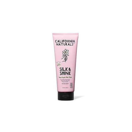 California Naturals Deep Repair Hair Mask, Paraben and Sulfate Free, Conditioner for Dry, Damaged Hair, Nautral, Vegan, Hydrating Conditioning, For Curly, Frizzy, All Types, 12 fl oz